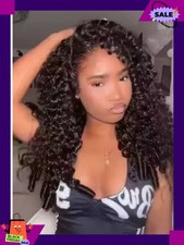 Burmese Curly Hair Wig HD Lace Front Human Hair Hair Wig Loose Deep Wave Wig