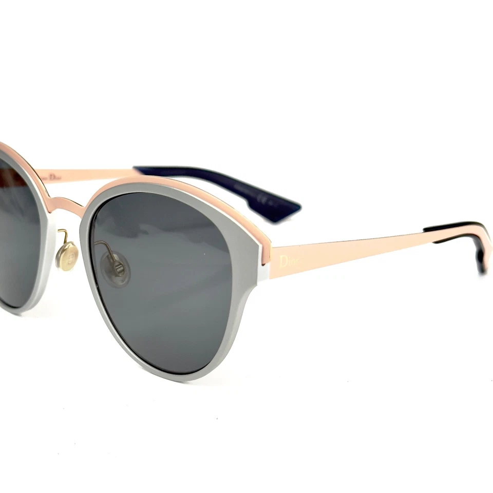 CHRISTIAN DIOR SUN Grey Peach Aluminum Fashion Sunglasses DIORSUN Authentic - Image 4 of 4
