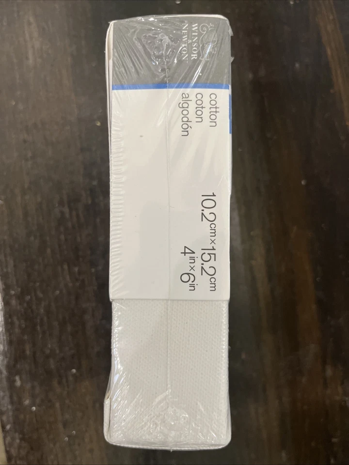 PACK 2 Winsor & Newton lona de algodón 4 X6 100 % algodón resistente pino macizo Foto 3 de 4