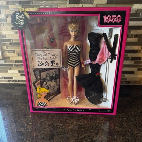 2008 The Original Teenage Fashion Model Barbie 1959 50th Anniversary #N4974 NIB