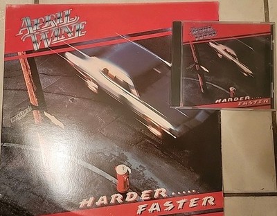 APRIL WINE HARDER FASTER 12'' LP 1979 w/Bonus CD Included See All Photos 