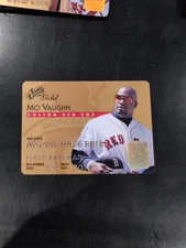 1995 Studio Gold Series Credit Card Look Mo Vaughn 