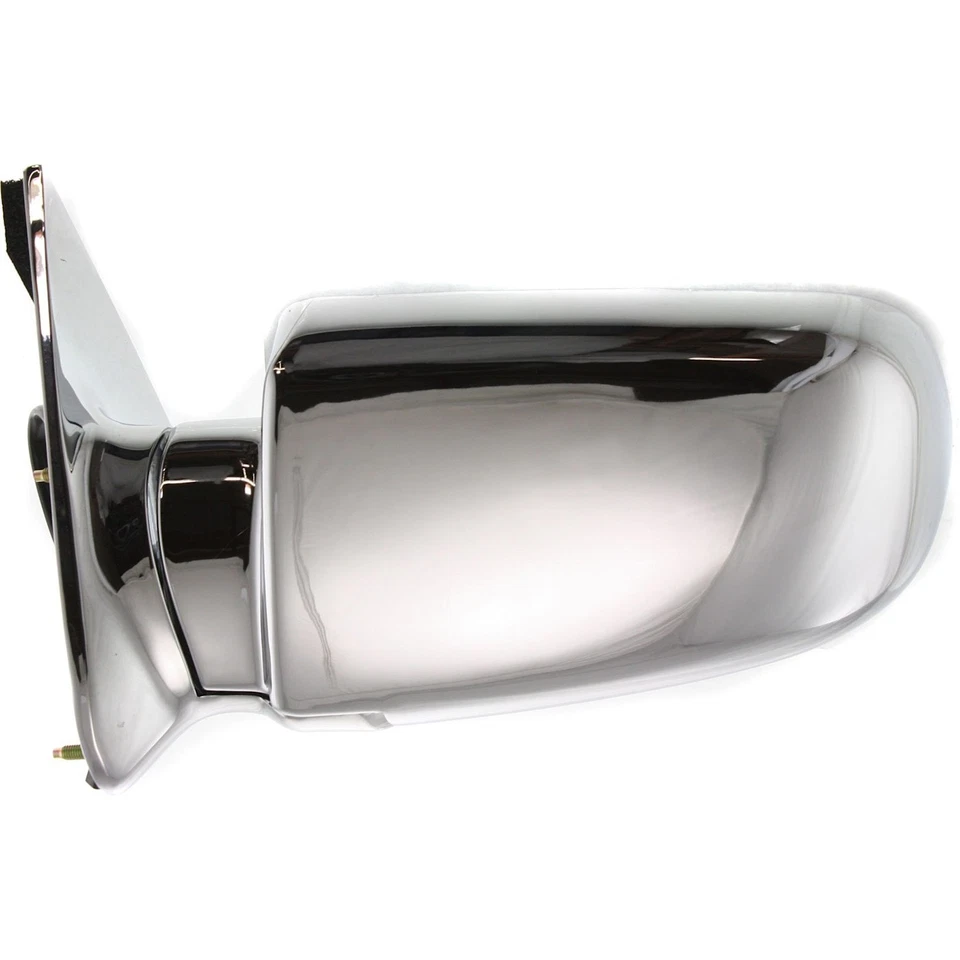 Side View Mirrors Power Folding Chrome Pair Set for Chevy GMC C/K Suburban - Image 2 of 4