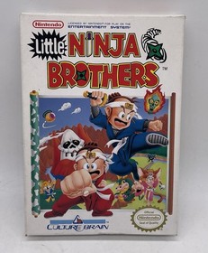 Little Ninja Brothers (Nintendo Entertainment System NES) COMPLETE IN BOX CIB!