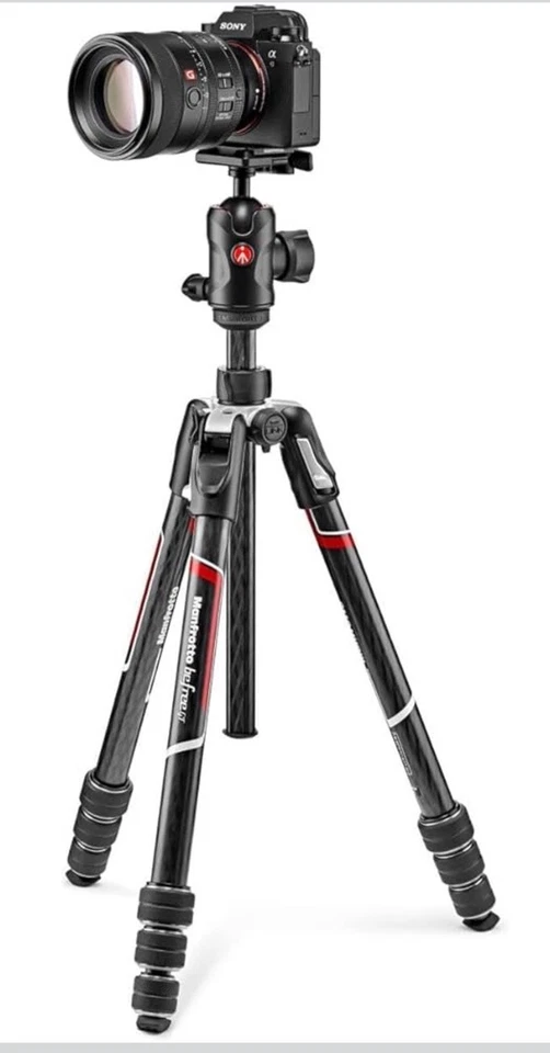 Manfrotto Befree GT Carbon Fibre Tripod with Ball Head - Black (MKBFRTC4GT-BH) - Image 4 of 4