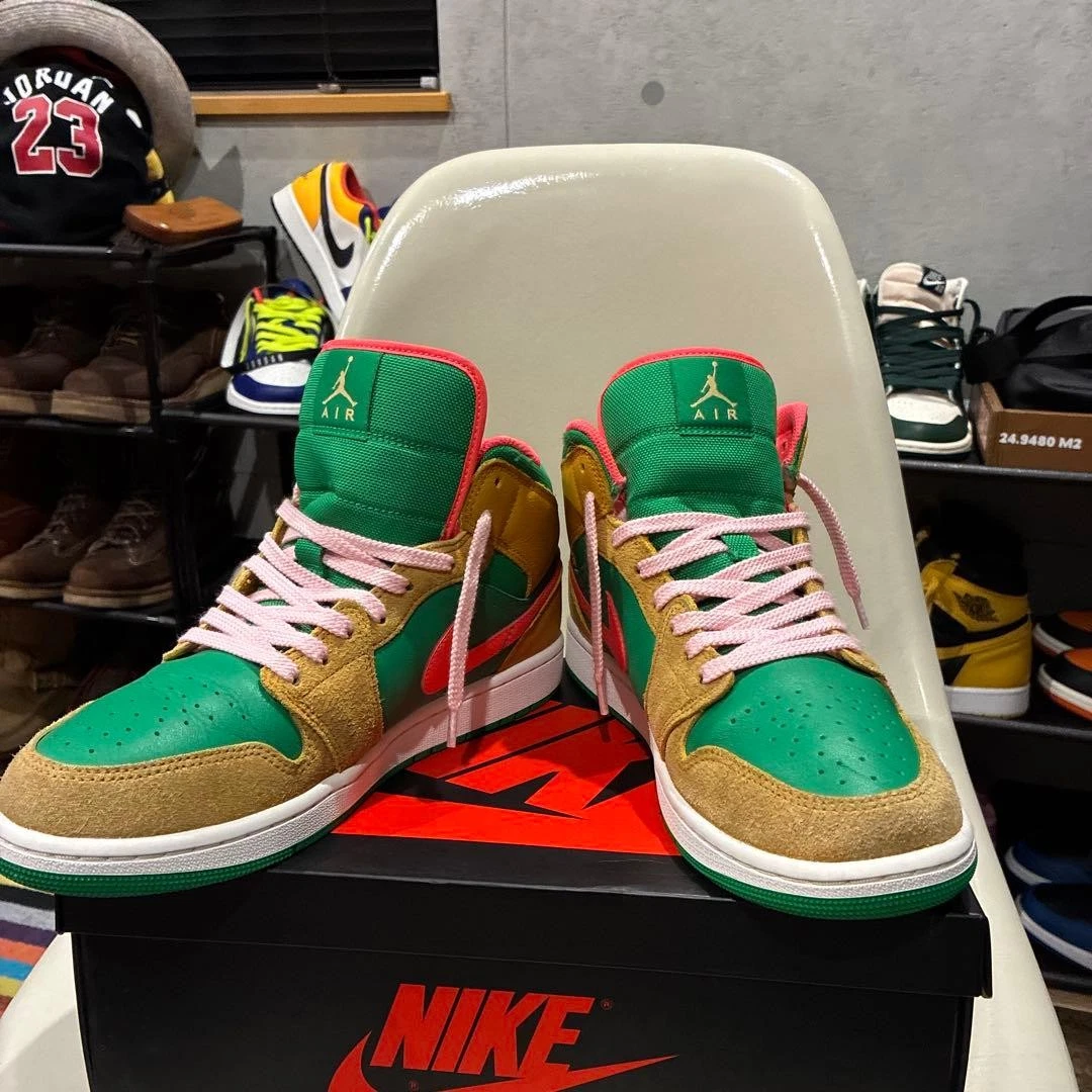Las mejores ofertas en Jordan 1 SE Mid Wheat Watermelon | eBay