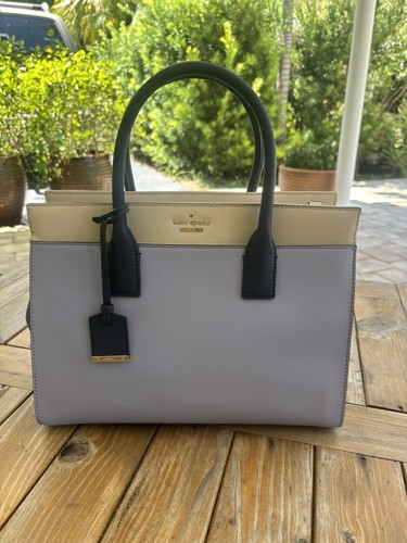 Kate Spade Cameron Street Candace Satchel Crossbody Handbag Blue New - Picture 11 of 11