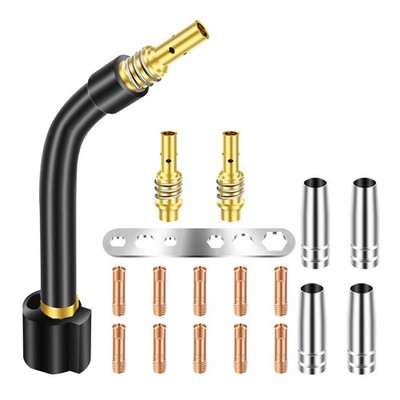 18pcs Grade MB-15AK MIG Welding Torch Kit for Binzel MIG/MAG welding machines