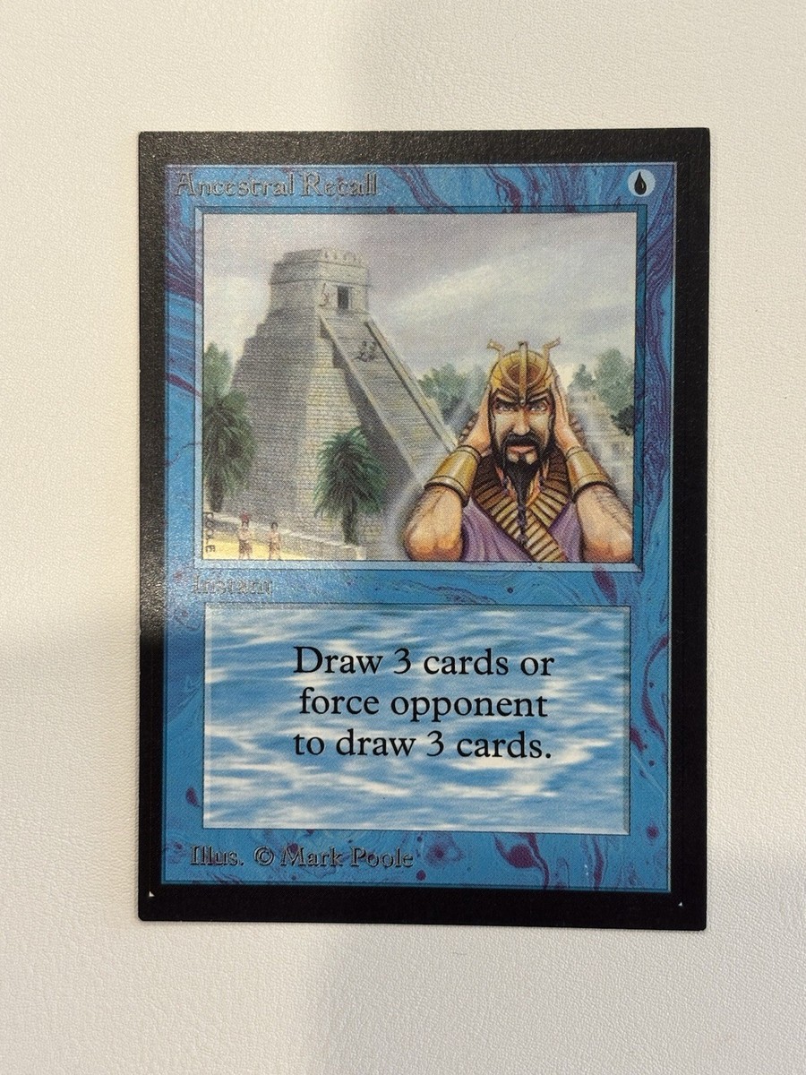 Mtg - Collector's Edition Ancestral Recall - LP 1993 CE | eBay