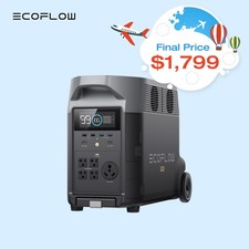 EcoFlow DELTA Pro 3600W Portable Power Station for Home Backup, RV, Camping, LFP