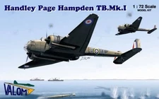Valom 1/72 Handley Page Hampden TB.Mk.I Plastic Model Kit