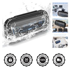 Universal Single DIN Waterproof Case   Ultimate Splash Guard for Marine Radios