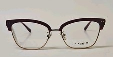 Coach Eyeglasses Frames HC 5104B 9331 53-17-140 Burgundy Rose Gold