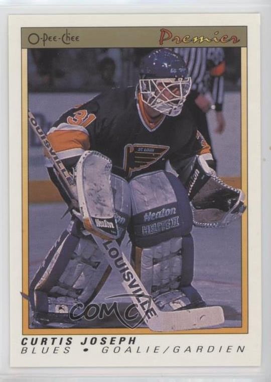 1990-91 O-Pee-Chee Premier Curtis Joseph #51 11fi
