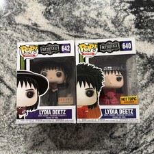 Funko Pop! Beetlejuice Lydia Deets #640 Red Dress #642 Hot Topic Exclusive