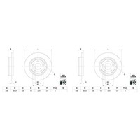 2X Bosch Bremsscheiben Ø330Mm Hinterachse Passend FüR Jeep Grand | 0 986 479 F89