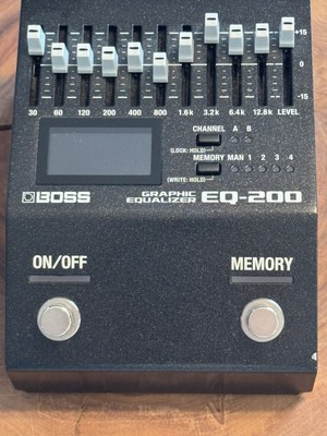 Boss EQ-200 10-Band Graphic Equalizer Pedal | eBay