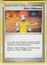 Pokemon TCG Flint's Willpower 91/111 Rising Rivals Uncommon card Normal