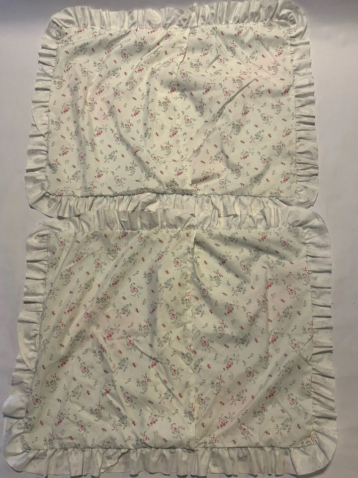 Edredón Completo Simply Shabby Chic Belle Hortensia 2 Fundas Usado en Excelente Condición Azul Blanco Rosa Foto 4 de 4