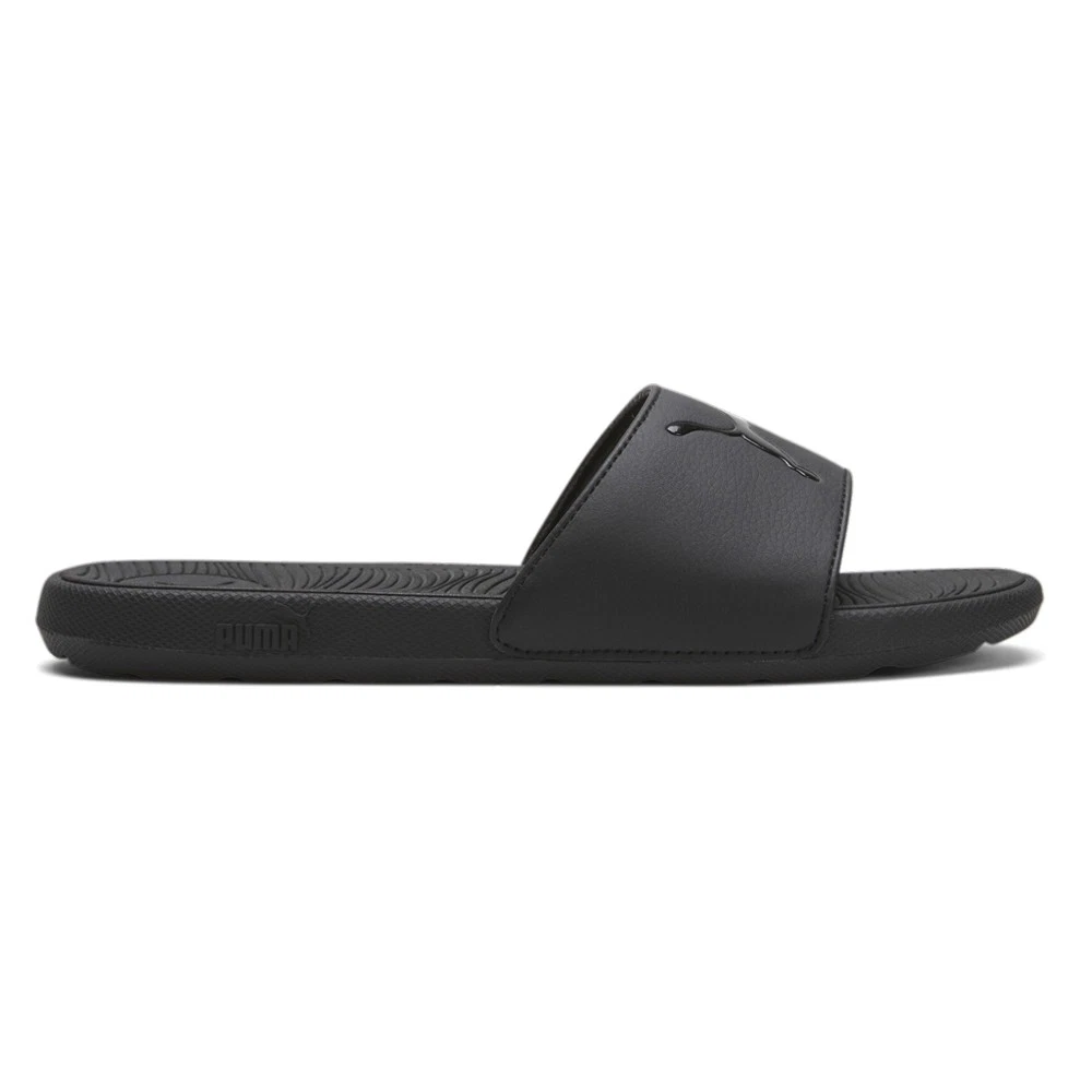 PUMA Cool Cat 2 Sport Slide Womens Black Casual Sandals 39096301