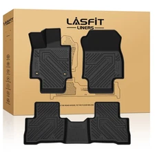 LASFIT Floor Mat for Toyota RAV4 2019-2025 Hybrid Waterproof 1st & 2nd Row Liner