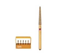 Precision Zirconia Cutting Diamond Bur FG 850-018 Fine Grit, Round End Taper