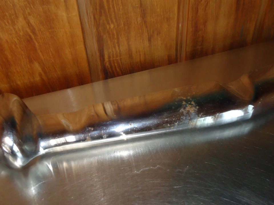 Chevrolet Chevy Bel Air 1953 parachoques delantero protector barra central moldura cromada Foto 3 de 4