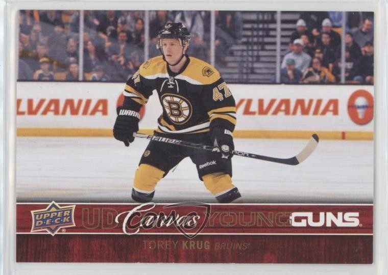 2012-13 Upper Deck UD Canvas Young Guns Torey Krug #C91 Rookie RC