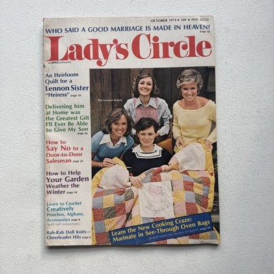 Vintage Lady s Circle Magazine October 1974 Volume 11 No. 3