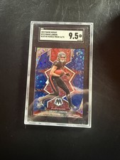 2022 Mosaic No Huddle Blue Disco  /75 Drake London #312 RC Rookie SGC 9.5 Pop 1