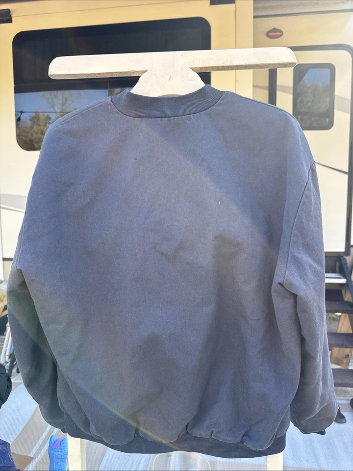 VTG Mens XL RED KAP Quilt Lined Full Zip Mechanic Bomber Work Boxy Jacket - Image 3 of 4