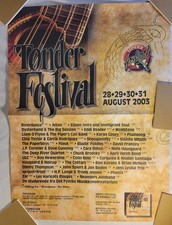Tønder Festival 2003 poster Riverdance/Altan/Eileen Ivers/Oysterband/Eddi Reader