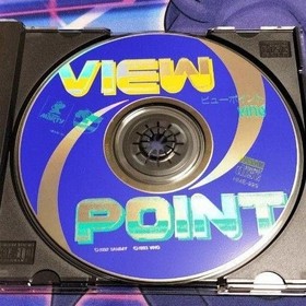 FM TOWNS Marty Viewpoint CD Shooting Game Rare Japan Tested Working
