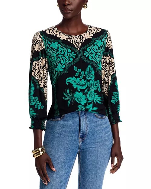 Johnny Was Sz MED The Janie Favorite Top - Delphini NWT 