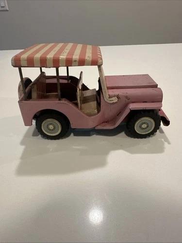 Vintage! 1960s Tonka Pink Jeep!