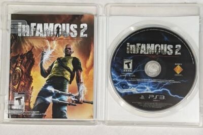 Infamous 2 Sony PlayStation 3 PS3 Complete CIB Free Ship CAN Video Games Gaming
