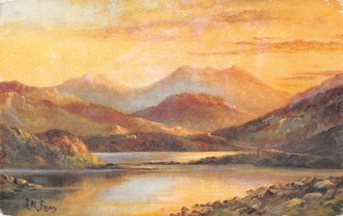 POSTKARTE - WALES - SNOWDON AUS DER NÄHE VON CAPEL CURIG - NORDWALES