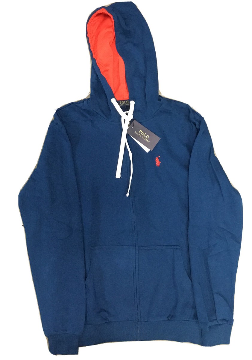 $125 Polo Ralph Lauren Embroidered-logo Full Zip Hoodie