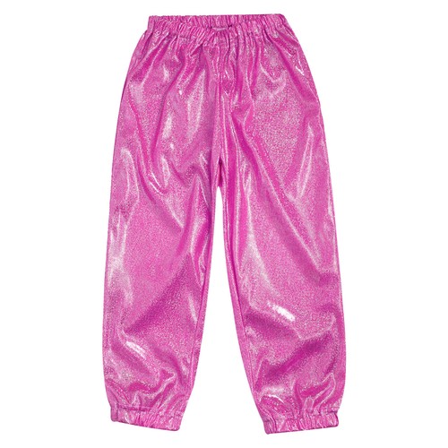 Kids Girls Bottoms Straße Trousers Disco Dance Pants Kostüm Unisex Athletisch - Picture 10 of 49