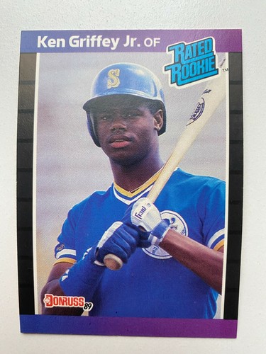 Ken Griffey Jr - 1989 Donruss #33 Rated Rookie Card - NM - Bild 1 von 6