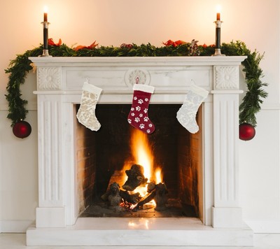 Christmas Silver Stocking (Premium Quality, BRAND NEW), Hangable - Multiple
