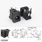 50pcs Copper 4.8 x 1.7mm DC Power Supply Female Jack Socket PCB Mount Connector