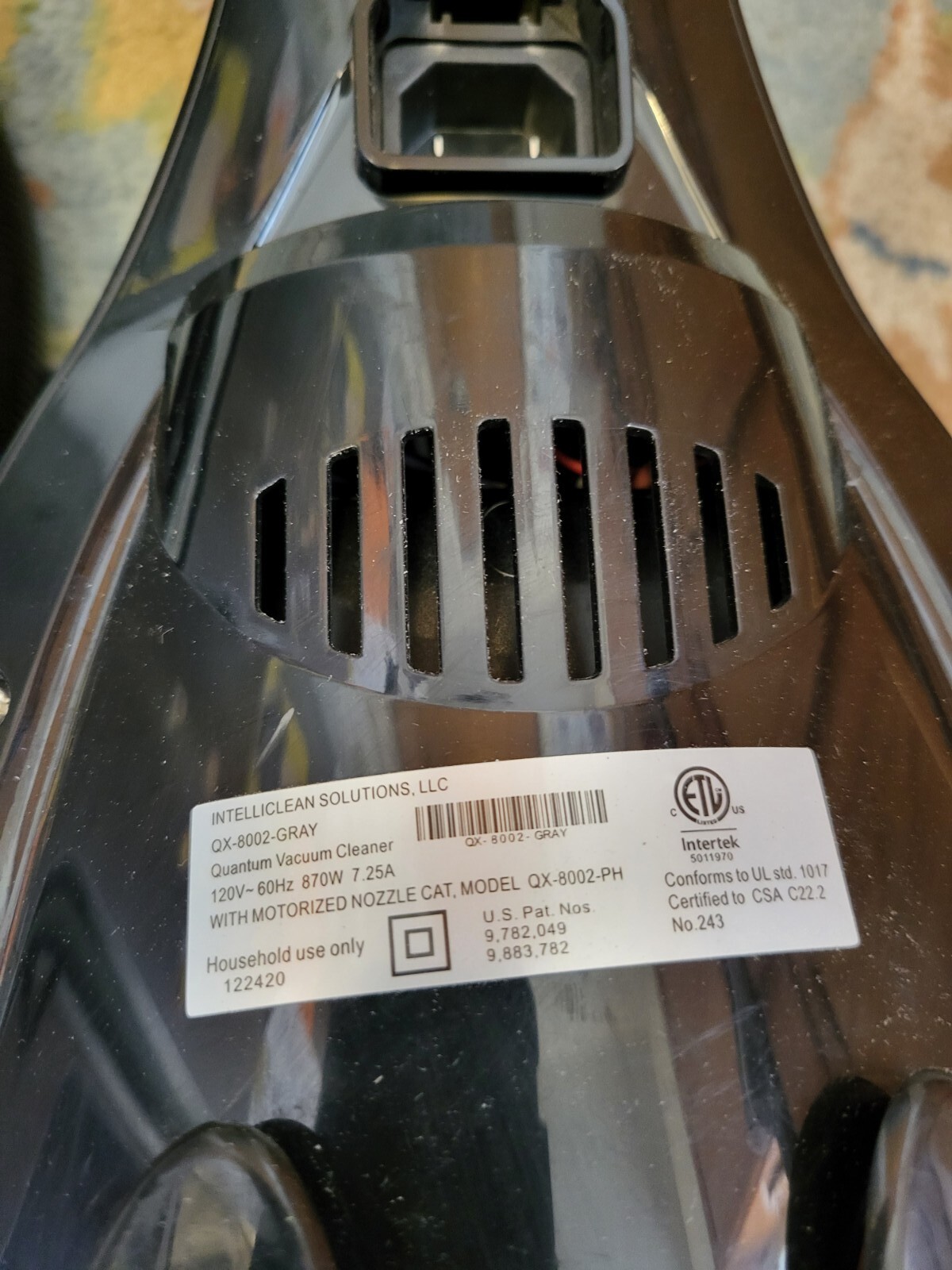 Quantum X Upright Water Vacuum Cleaner No Filter Reduce Germs Taking