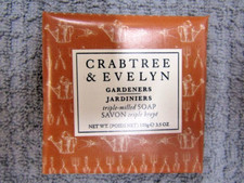 CRABTREE EVELYN GARDENERS TRIPLE MILLED SOAP 3.5 OZ NIP 74