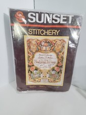 Wedding Certificate Stitchery Kit by Sunset Stitchery 2672 A SEALED IN PACKAGE