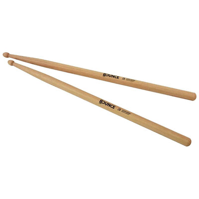 Drumsticks Bounce Classic Hickory 2B Wood Tip Drumsticks Schlagzeug NEU