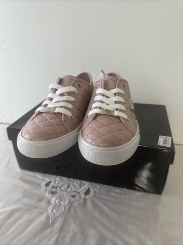 G By Guess Zapatos Mujer 7M Backer2 Brillo Acolchado Tenis ROSA OSCURO - Imagen 8 de 11