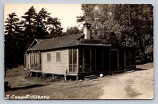 Postcard RPPC Vermont Camp Ziptekana Cabin 1920s-30s Unposted  G716