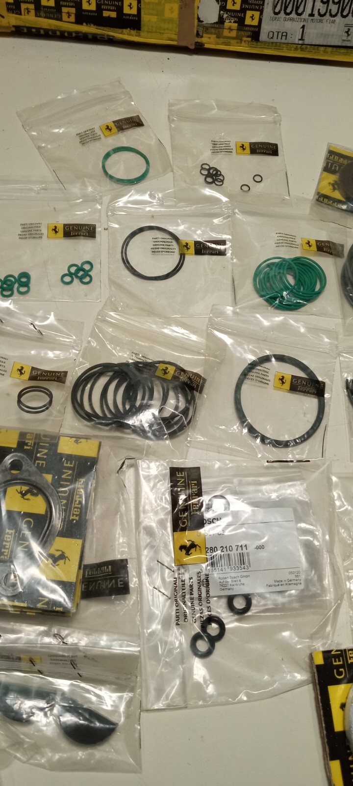 Ferrari Enzo Engine Gasket Set_Seals_O Rings_199083_Exhaust Donuts_Head Gaskets