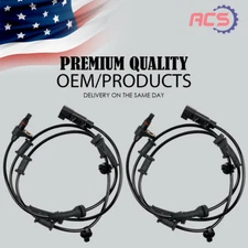 2PCS Front Left & Right ABS Wheel Speed Sensor OEM For Jeep Wrangler 68003281AA